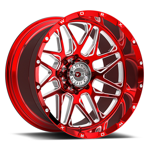 Worx WF819RT Polished Red Tint W/ Milled Accents - Part Number WF819RT-2414817076 Worx WF819RT Polished Red Tint W/ Milled Accents Photo