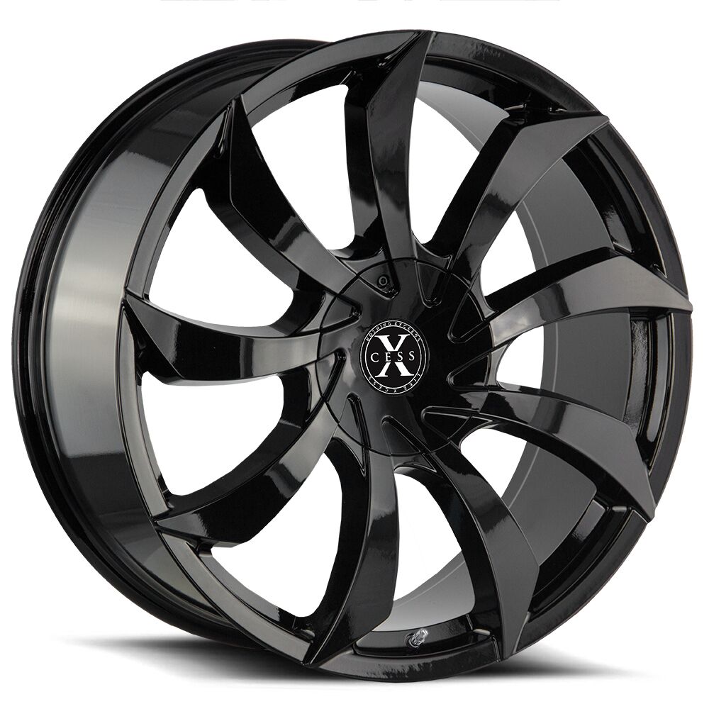 Xcess X01 Gloss Black Machined - Part Number X01660726GB Xcess X01 Gloss Black Machined Photo