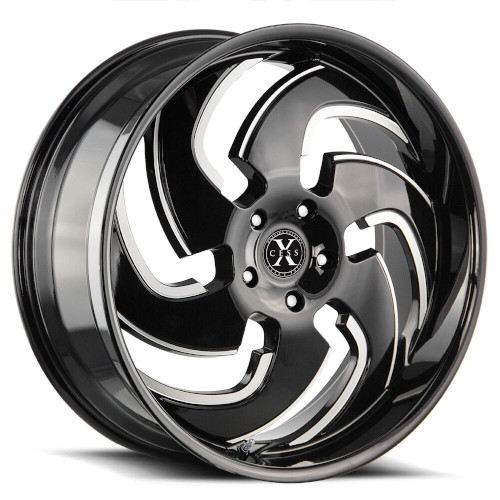 Xcess X03 Gloss Black Milled - Part Number X03263924GBML Xcess X03 Gloss Black Milled Photo