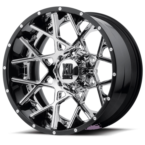 XD Series Chopstix XD203 Chrome With Gloss Black Milled Lip Photo