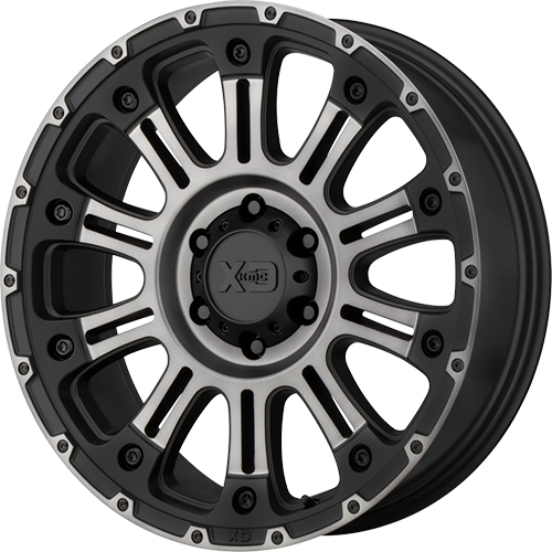 XD Series XD829 Hoss 2 Black Machined Gray - Part Number XD82989068418 XD Series XD829 Hoss 2 Black Machined Gray Photo