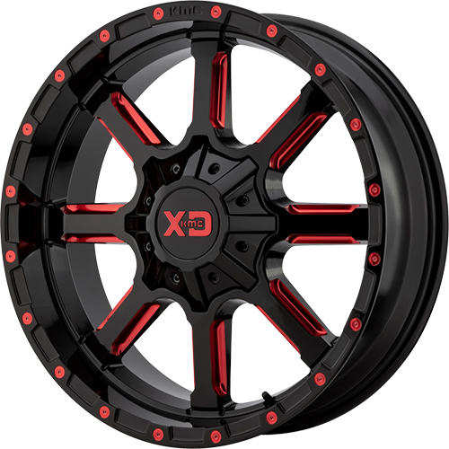 XD Series XD838 Mammoth Black W/ Red Accents - Part Number XD83822080918N XD Series XD838 Mammoth Black W/ Red Accents Photo
