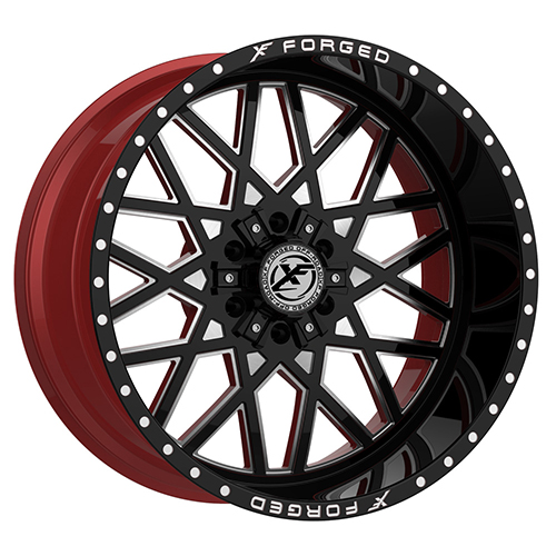 XF Flow XFX-307 Gloss Black Red Milled Photo