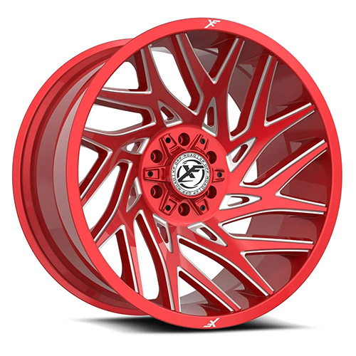 XF Offroad XF-229 Anodized Red W/ Milled Accents - Part Number XF-229201061351397-12ARML XF Offroad XF-229 Anodized Red W/ Milled Accents Photo