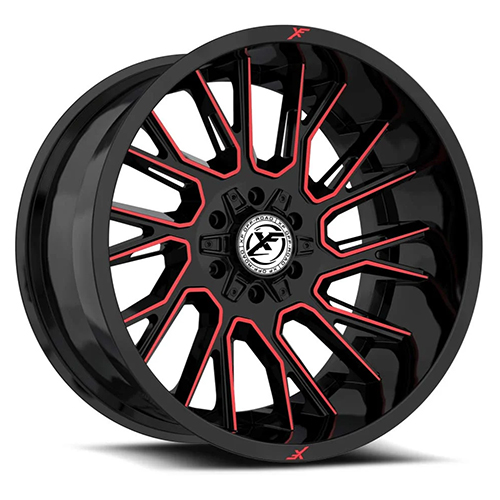 XF Offroad XF-230 Gloss Black W/ Red Machined Accents