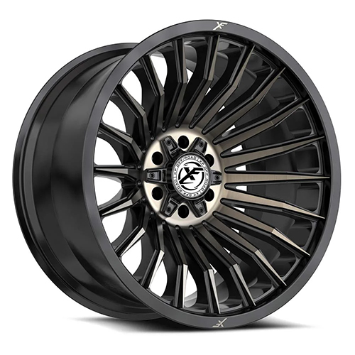 XF Offroad XF-231 Satin Black Machined W/ Double Dark Bronze Tint - Part Number XF-231201051271397-24SBMZDT XF Offroad XF-231 Satin Black Machined W/ Double Dark Bronze Tint Photo