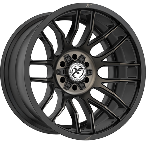 XF Offroad XF-232 Satin Black Machined W/ Double Dark Bronze Tint - Part Number XF-232201061351397-24SBMBRDDT XF Offroad XF-232 Satin Black Machined W/ Double Dark Bronze Tint Photo