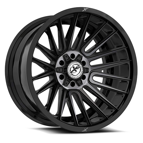 XF Offroad XF-234 Gloss Black Brushed W/ Double Dark Tint - Part Number XF-234209061351397+12GBBRDDT XF Offroad XF-234 Gloss Black Brushed W/ Double Dark Tint Photo