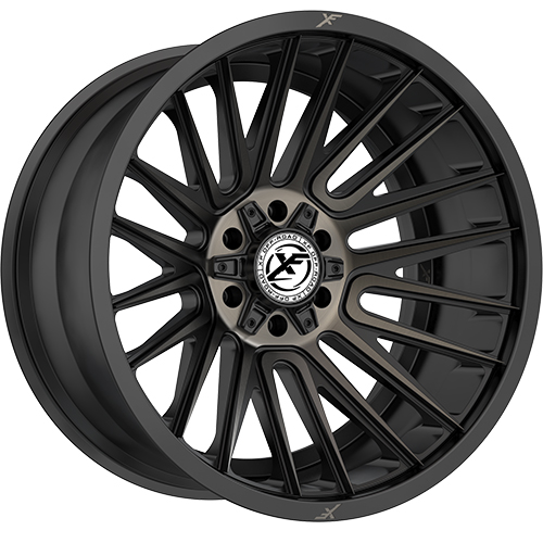 XF Offroad XF-234 Satin Black Machined W/ Double Dark Bronze Tint - Part Number XF-234201051271397-12SBMBRDDT XF Offroad XF-234 Satin Black Machined W/ Double Dark Bronze Tint Photo