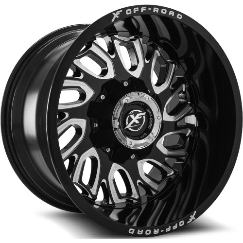 XF Offroad XF-207 Black Milled Window - Part Number XF-207201051143127-24BM XF Offroad XF-207 Black Milled Window Photo