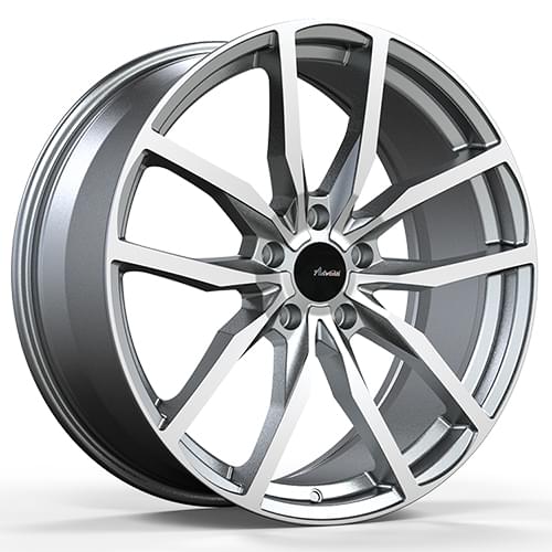 Advanti Racing Rasato 90 Matte Gunmetal W Machined Face Photo