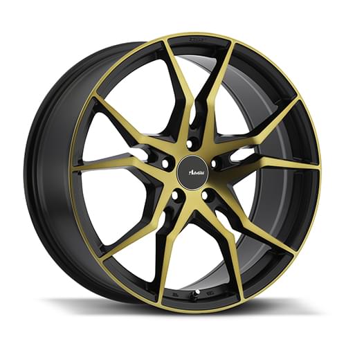 Advanti Racing Hydra 93 Matte Black W Machined Face & Bronze Coat - Part Number 93BZ-HD9A520308 Advanti Racing Hydra 93 Matte Black W Machined Face & Bronze Coat Photo