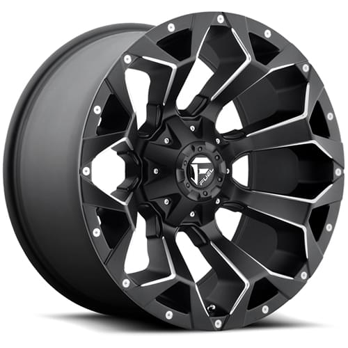 Fuel Offroad Assault D546 Matte Black W/ Milled Spokes Photo