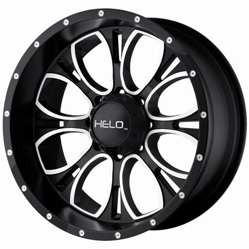 Helo HE879 Gloss Black W/ Milled Spokes Photo