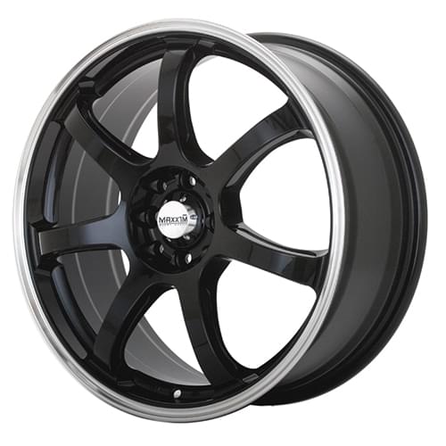 Maxxim Knight 11 Gloss Black W/ Machined Lip - Part Number 11B-KN56T04385 Maxxim Knight 11 Gloss Black W/ Machined Lip Photo