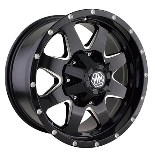 Mayhem Tank 8040 Black W/ Machined Spokes - Part Number 8040-8995B Mayhem Tank 8040 Black W/ Machined Spokes Photo