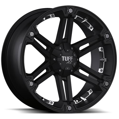 Tuff T01 Black W/ Chrome Inserts